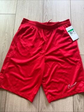 Nike kids Bright Red Athletic Basketball Shorts
